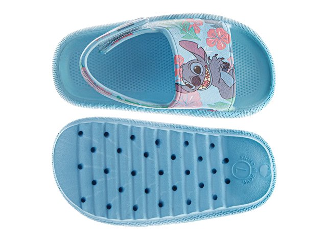 Disney Stitch & Angel Slide Sandal - Kids'