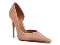 Elegant Pump Light Brown Fabric view