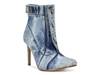 Moriah Bootie Blue Denim Fabric view