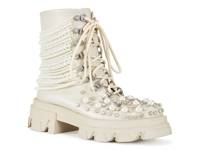 Twinkley Platform Bootie Off White view
