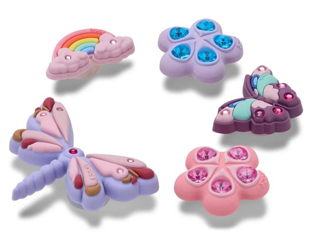 Magical Garden Bug Jibbitz Set - 5 Pack