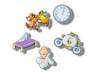 Disney Cinderella Jibbitz Set - 5 Pack Multicolor view