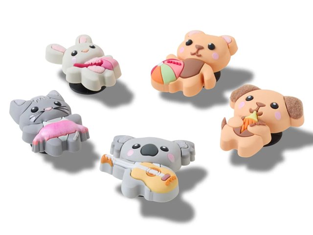 Cutie Animal Friends Jibbitz Set - 5 Pack