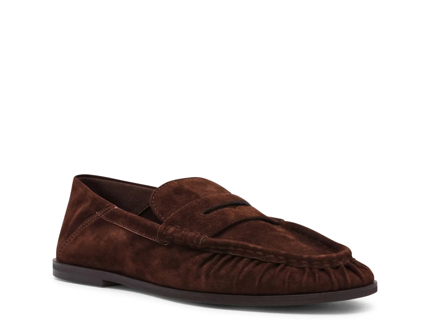 Steve Madden Stewart Loafer | Women's | Dark Brown Suede | Size 8.5 | Loafers