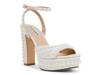 Assured Platform Sandal Pearl White view