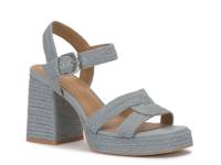 Daniya Platform Sandal Light Blue view