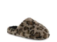 Sled Slipper - Women's Black/Tan Leopard view