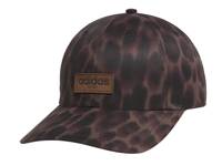Court Relaxed Strapback Women's Baseball Cap Black Leopard Print view