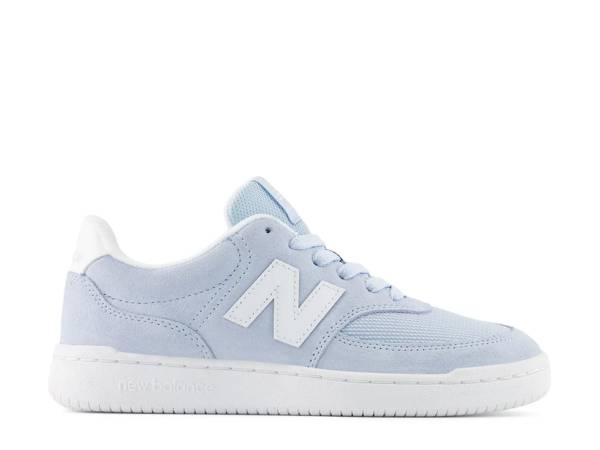 Featuring the women's New Balance BB80 Court Sneaker.  Click to shop women's court sneakers at DSW Designer Shoe Warehouse