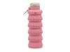 Collapsible 17-Oz. Heart Print Water Bottle Dark Pink view