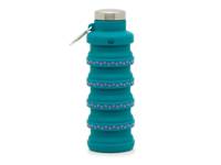 Collapsible 17-Oz. Smiley Print Water Bottle Blue view