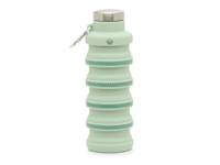 Collapsible 17-Oz. Checkered Print Water Bottle Light Green view