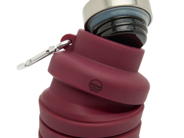 Burgundy Collapsible 17-Oz. Water Bottle