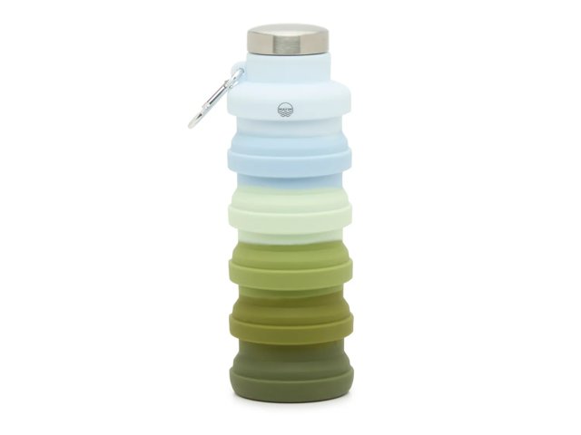 Blue/Green Tonal Collapsible 17-Oz. Water Bottle