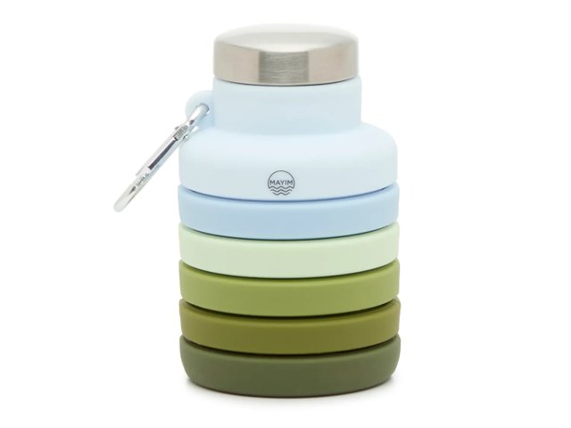 Blue/Green Tonal Collapsible 17-Oz. Water Bottle