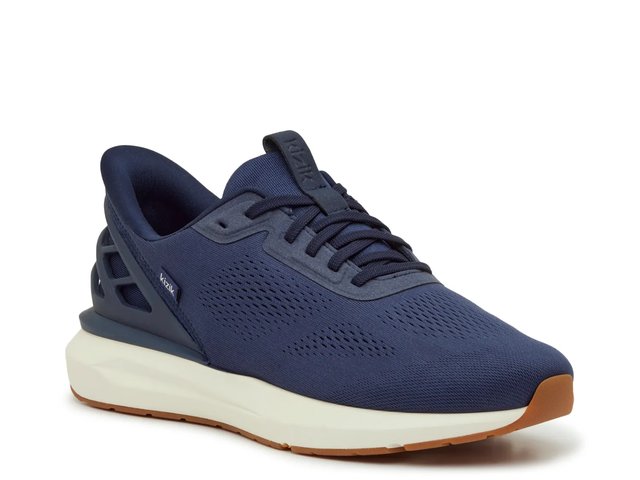 Kizik Men’s Blue Heathered Hands-free Sneakers Athletic Shoes Step out in style with kizik men main image 3