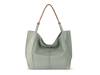 Los Feliz Tote Light Green Leather view