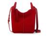 Los Feliz Crossbody Bag Scarlet Red Suede view