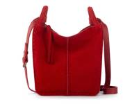 Los Feliz Crossbody Bag Scarlet Red Suede view