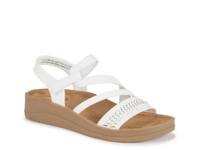 Feeza Wedge Sandal White view