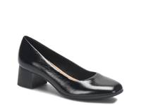 Peach Pump Black Patent view