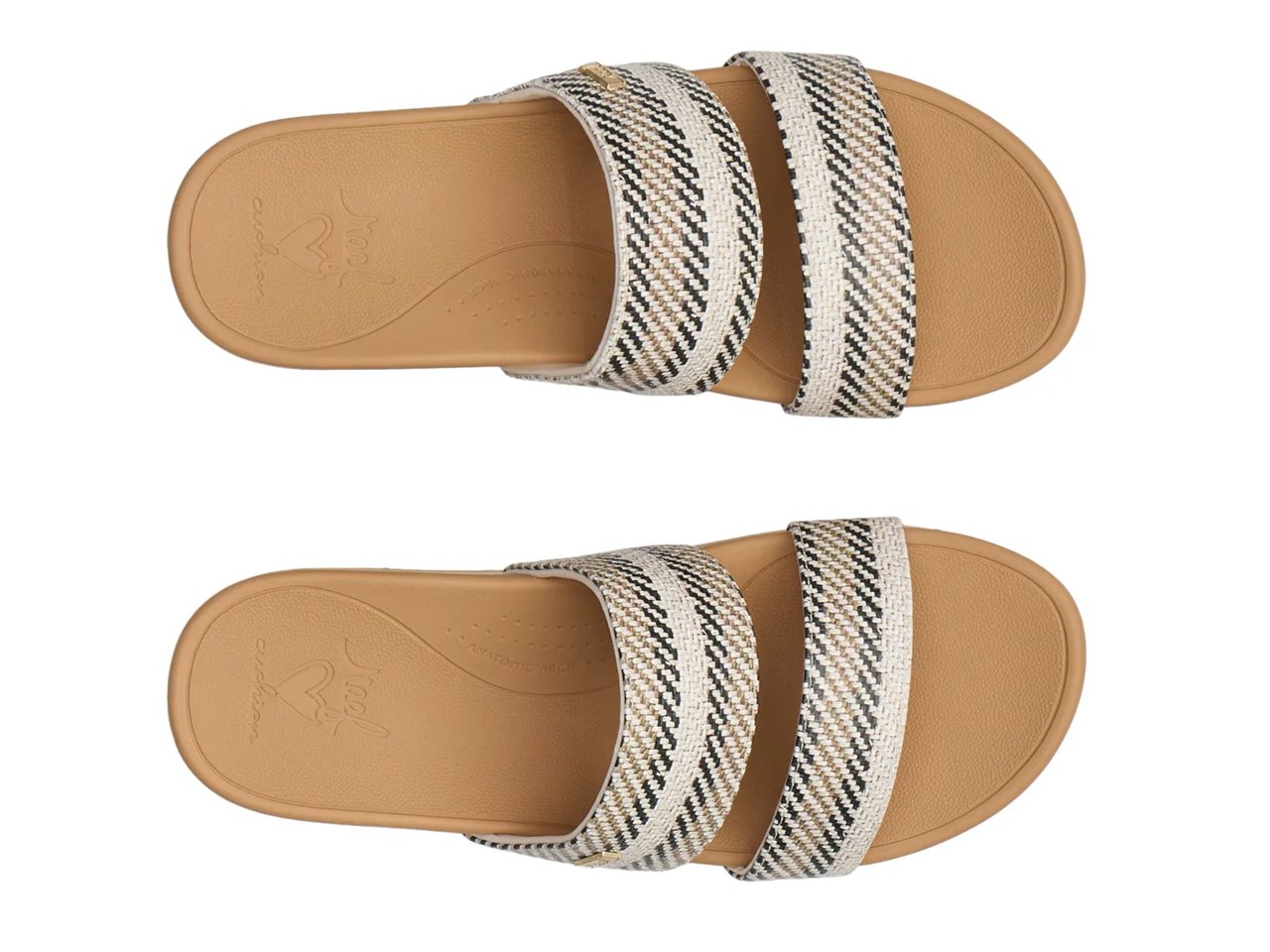 Banded Horizon Platform Sandal