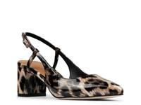 Shanie Pump Black/Tan Leopard Print view