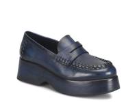 Pixie Platform Penny Loafer Navy view