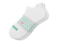 Hearts No Show Socks White/Green view