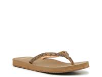 Yoga Joy II Flip Flop Dark Tan view