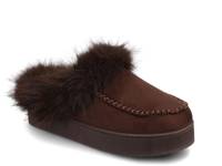 Taran Platform Slipper - Women's Dark Brown view