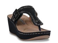 Alani Wedge Sandal Black view