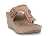 Alani Wedge Sandal Beige view