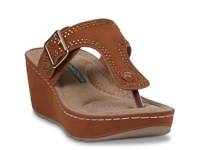 Alani Wedge Sandal Cognac view