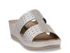 Carrie Wedge Sandal White view