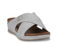 Carter Wedge Sandal Silver Metallic view
