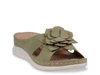 Claire Sandal Green view