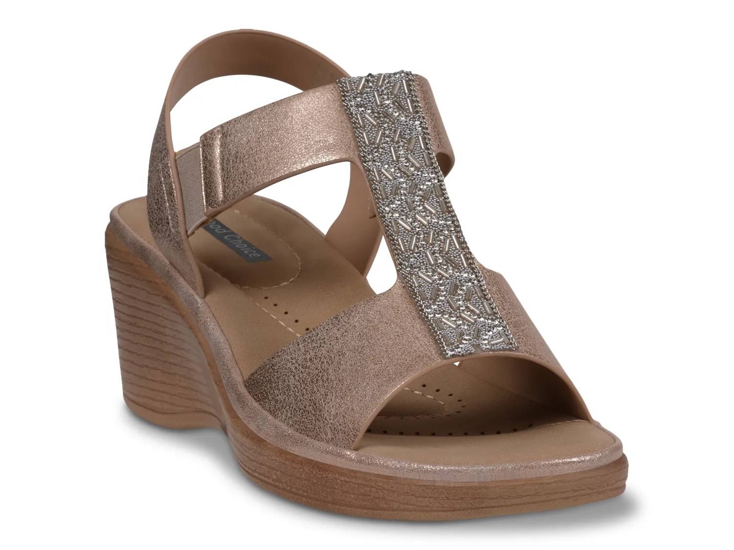 Elisa Wedge Sandal