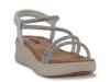 Emory Wedge Sandal Silver Metallic view