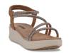 Emory Wedge Sandal Gold Metallic view