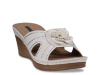 Fiora Wedge Sandal White view