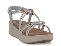 Fran Wedge Sandal Silver Metallic view