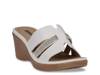 Frances Wedge Sandal White view