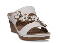 Halia Wedge Sandal White view