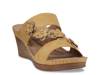 Halia Wedge Sandal Yellow view