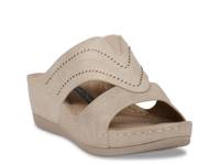 Johanna Wedge Sandal Gold Metallic view