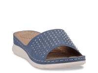 Julie Sandal Blue view