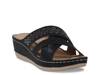 Soraya Wedge Sandal Black view