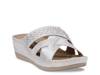 Soraya Wedge Sandal White view