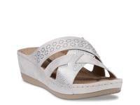 Soraya Wedge Sandal White view